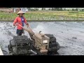 Black Land,,Traktor Yanmar Haluskan Lahan Hitam Dalam