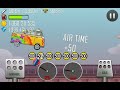 Hill Climb Racing - New Record in Rooftops: 5773m with HIPPIE VAN - Gameplay