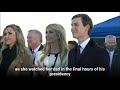 Ivanka Trump breaks down in tears during her father's final speech