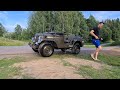m38a1 jeep driving in water with fording kit