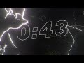 ⚡ 5 Minute CRAZY Lightning Countdown Timer ⚡⏳ (4K)