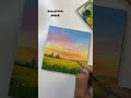 Easy flower field painting / acrylic painting tutorial for beginners