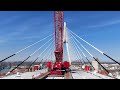 Steel Girder Placement | Gordie Howe International Bridge