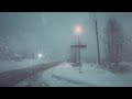 Blizzard Snowstorm Sounds | Relaxing Winter Sounds | Fall Asleep Instantly  With Frosty Snowstorm