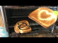 How To Make A Heart Design On A Toast In A Toaster Oven. Easy Technique!