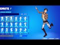 EREN YEAGER SKIN Showcase with All Fortnite Dances & Emotes! (Fortnite Attack on Titan Skin)