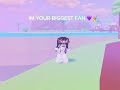 I’m your biggest fan 💕💅