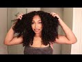 NO LEAVE OUT V- PART WIG INSTALL: Trying Out Viral Crotchet Method (NO Lace, NO Glue) | UNice Hair