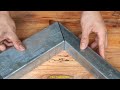 Cách tạo góc vuông 90 độ cho sắt hộp không cùng kích thước . ?