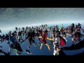 World Record Group Skydive with a 164-Person Formation