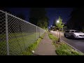 How the street work is coming along (night walking)