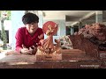 Wood Carving - Naruto: Sculpting ITACHI UCHIHA from a piece of Wood.