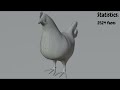 3D chicken, created in Blender#blender #3d