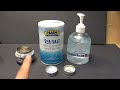 How to extract & separate alcohol from hand sanitizer for fuel