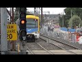 Glen Huntly Rail Crossing Removal.  Driver's Views and Lineside
