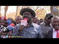 Raila Odinga attends Bunge la Wananchi at Jevanjee Gardens, Nairobi