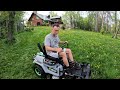 Beating the hail of out EGO's new mower in a NASTY SWAMP