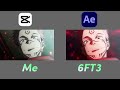 Capcut VS After effects | Remake @6ft3  | Capcut edit