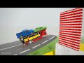 Trucks vs Minecraft TNT Wall | Teardown