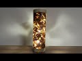 Making Epoxy Resin Lamp with Stones
