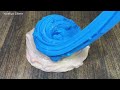 BLUE vs PASTEL DORAEMON I Mixing random into Glossy Slime I  Satisfying Slime #669