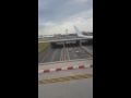 American Airline landing at JFK