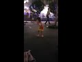 1year old baby dancing in Clarke Quay,  awesome baby