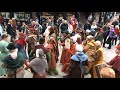 Minstrels Court Procession from the Medieval Cross back through the Town Gates.mpg