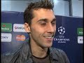 Alvaro Arbeloa after Real Madrid's match with Olympique Lyon