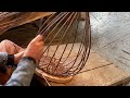 How to Weave a Willow Basket - Part 2. The Sides, Border and Handle