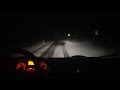 Opel Movano pov Winter night Drive #lausitz #sachsen #germany (1)
