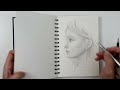 Sketching an Eye front view - Draw with me