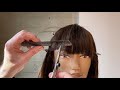 How to cut a fringe (bangs) with Paul Edmonds at home whilst in quarantine