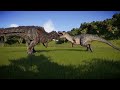 Jurassic World Evolution 2 - T.Rex (Big Eatie) vs Giganotosaurus (Zeb)