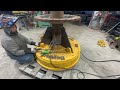 Scrap yard magnet modification
