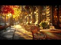 Warm Cafe Ambience with Soft Piano Jazz Music & Sweet Bossa Nova Music for Relaxation, Study, Work