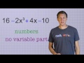 Algebra Basics: Simplifying Polynomials - Math Antics