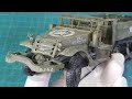 U.S. Army Stencils - Part 2. Airbrushing WW2 Letters and Numbers, M16 Quad Gun Halftrack