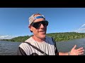 2 Days LIVE BAIT Fishing for Catfish and Camping on my Boat!