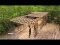 How To Build 4 in 1 Living Bed Bamboo Villa Fireplace, Banana Wine And Swimming Pools Inside