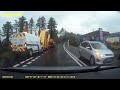 Car pulls out from side road