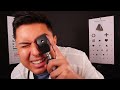 ASMR | A Traditional Eye Exam done FAST! | Medical Roleplay