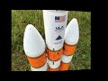 Three-stage semi-scale model rocket DELTA IV HEAVY at MODELPARK SUCHÉ at ROCKET FESTIVAL 2021