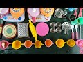 10 minutes satisfying with unboxing hello kitty smart refrigerator, asmr video, amezing steelkitchen