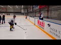 On ice stickhandling