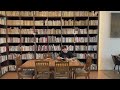 read with me at a library cafe (20 minutes ambient reading)