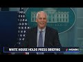 LIVE: White House holds press briefing