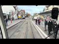 Public transport❤️Freiburg im Breisgau 🚋Tram Line 5 from Europaplatz to Rieselfeld
