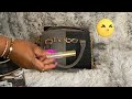 What’s in my Bag? | BeBe crossbody |What Fits? | Finally downsizing into a smaller bag! | Shaé Marie