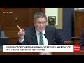 BREAKING NEWS: Thomas Massie Confronts FBI's Wray With Shocking Video Relating To Jan. 6 Pipe Bomb